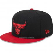 Cappellino Chicago Bulls 9FIFTY Adjustable Snapback Nero Rosso