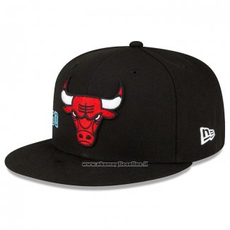 Cappellino Chicago Bulls New Era Stateview Nero