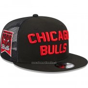 Cappellino Chicago Bulls Stacked Script 9FIFTY Snapback Nero