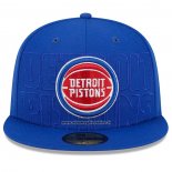 Cappellino Detroit Pistons 2023 Dtaft 9FIFTY Blu