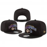 Cappellino Los Angeles Lakers Adjustable 2020 Dual Champions City Nero