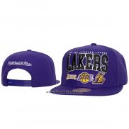 Cappellino Los Angeles Lakers Champ Stack Snapback Viola