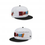 Cappellino Miami Heat Ciudad Edition 2022 Bianco Nero