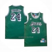 Maglia Los Angeles Lakers Kobe Bryant #24 Throwback Verde