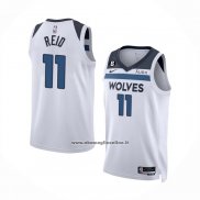 Maglia Minnesota Timberwolves Naz Reid #11 Association Bianco