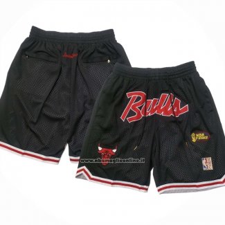 Pantaloncini Chicago Bulls Hardwood Classics Just Don Nero