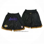 Pantaloncini Los Angeles Lakers Throwback Just Don 2024 Nero