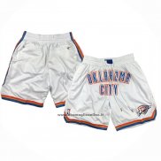 Pantaloncini Oklahoma City Thunder Just Don Bianco