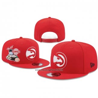 Cappellino Atlanta Hawks Adjustable 9FIFTY Rosso