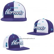 Cappellino Charlotte Hornets 59fifty Viola Bianco