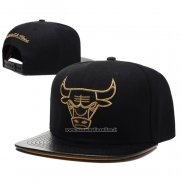 Cappellino Chicago Bulls Adjustbale Snapback Or Nero