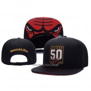 Cappellino Chicago Bulls Mitchell & Ness 1966-2016 Nero