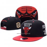 Cappellino Chicago Bulls Nero Rosso5