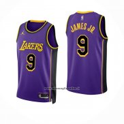 Maglia Los Angeles Lakers Bronny James #9 Statement Viola