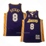 Maglia Los Angeles Lakers Kobe Bryant #8 Mitchell & Ness 2001-02 Viola