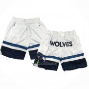 Pantaloncini Minnesota Timberwolves Just Don Bianco