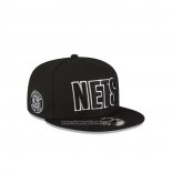 Cappellino Brooklyn Nets Statement 9FIFTY Snapback Nero