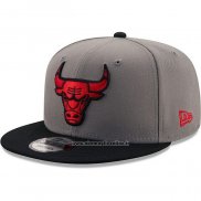 Cappellino Chicago Bulls 9FIFTY Snapback Nero Grigio