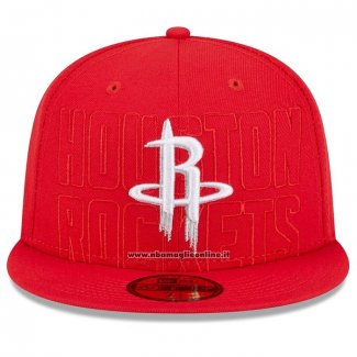 Cappellino Houston Rockets 2023 NBA Draft 9FIFTY Snapback Rosso