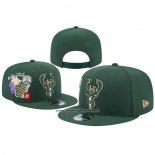 Cappellino Milwaukee Bucks Icon 9FIFTY Snapback Verde