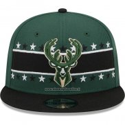 Cappellino Milwaukee Bucks Stars 9FIFTY Snapback Verde