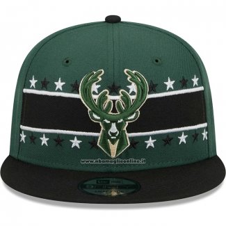 Cappellino Milwaukee Bucks Stars 9FIFTY Snapback Verde