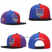 Cappellino Sacramento Kings Mitchell & Ness Rosso Blu Viola