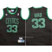 Maglia Boston Celtics Larry Bird # 33 Nero