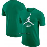 Maglia Manica Corta Boston Celtics Essential Jumpman Verde