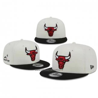 Cappellino Chicago Bulls Adjustable Championship 9FIFTY Bianco