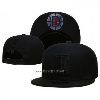 Cappellino Los Angeles Clippers Black On Black 9FIFTY Snapback Nero