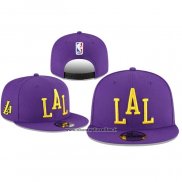 Cappellino Los Angeles Lakers Citta Edition 2023-24 Viola