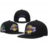 Cappellino Los Angeles Lakers Mitchell & Ness Custom Patch Snapback Nero