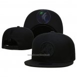 Cappellino Minnesota Timberwolves Black On Black 9FIFTY Snapback Nero