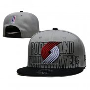 Cappellino Portland Trail Blazers 2023 NBA Draft 9FIFTY Snapback Grigio Nero