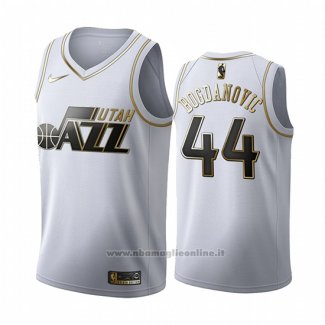 Maglia Golden Edition Utah Jazz Bojan Bogdanovic NO 44 2019-20 Bianco