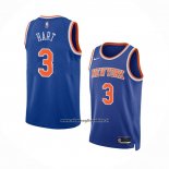 Maglia New York Knicks Josh Hart #3 Icon Blu