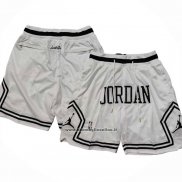 Pantaloncini Jordan Just Don Bianco