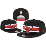 Cappellino Chicago Bulls Adjustable Chenille Band 9FIFTY Nero