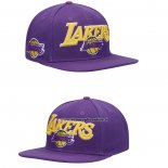 Cappellino Los Angeles Lakers Wordmark Logo Snapback Viola