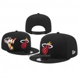 Cappellino Miami Heat Adjustable New Era 9FIFTY Nero