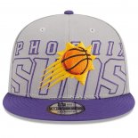 Cappellino Phoenix Suns 2023 NBA Draft 9FIFTY Snapback Grigio Viola