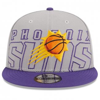 Cappellino Phoenix Suns 2023 NBA Draft 9FIFTY Snapback Grigio Viola