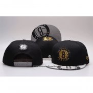 Cappellino Brooklyn Nets Adjustable Snapback Grigio Nero