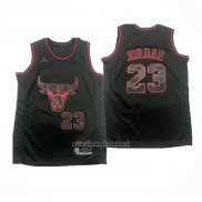 Maglia Chicago Bulls Michael Jordan #23 2024-25 Nero