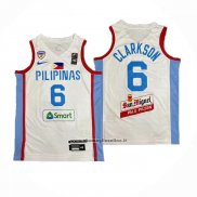 Maglia Filippino Jordan Clarkson # 6 Olimpiadi 2024 Bianco