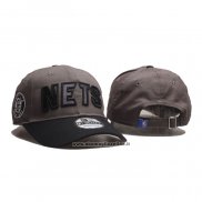 Cappellino Brooklyn Nets Adjustable 9TWENTY Marrone