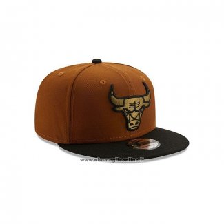 Cappellino Chicago Bulls 9FIFTY Snapback Marrone Nero