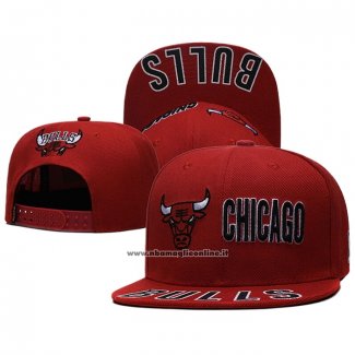 Cappellino Chicago Bulls Adjustable Rosso