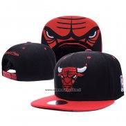 Cappellino Chicago Bulls Nero Rosso4